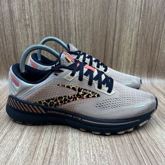 Brooks Adrenaline GTS 22 Running Shoes Ginger/Black/Citrus US Women 9 B - Picture 1 of 10